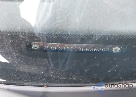 2004 Honda Civic Vp из США, поврежденный, VIN 2HGES16334H536208